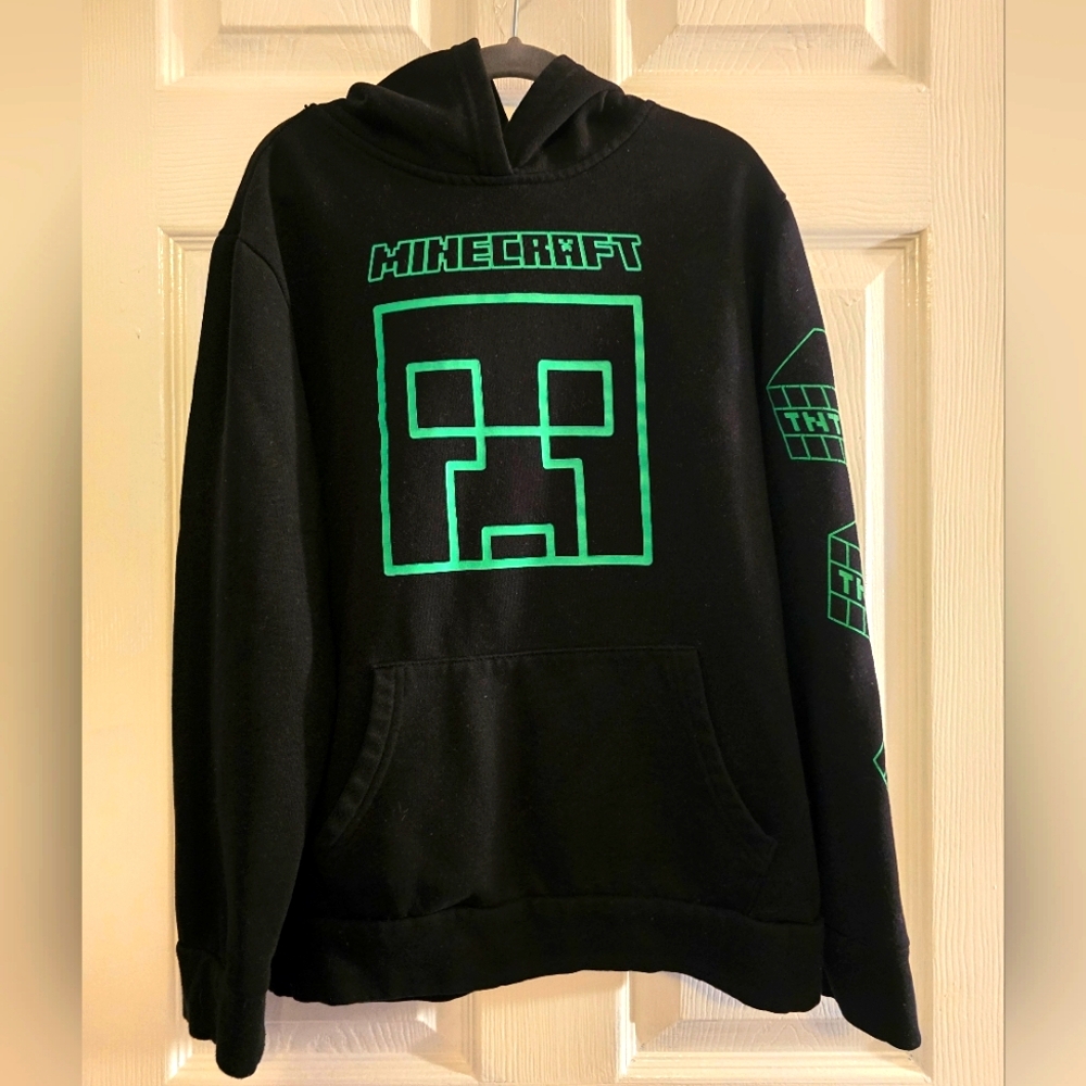 Designed by Jinx Minecraft boys hoodie, size XL